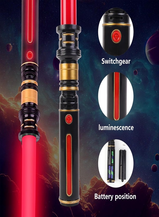 YOFOTHS Light Up Sabers, 3 Packs Light Sword for Kids with FX Sound, Expandable Light Up Saber for Cosplay Halloween Dress Up Parties Birthday Christmas (Red.Green.Blue) - Image 3